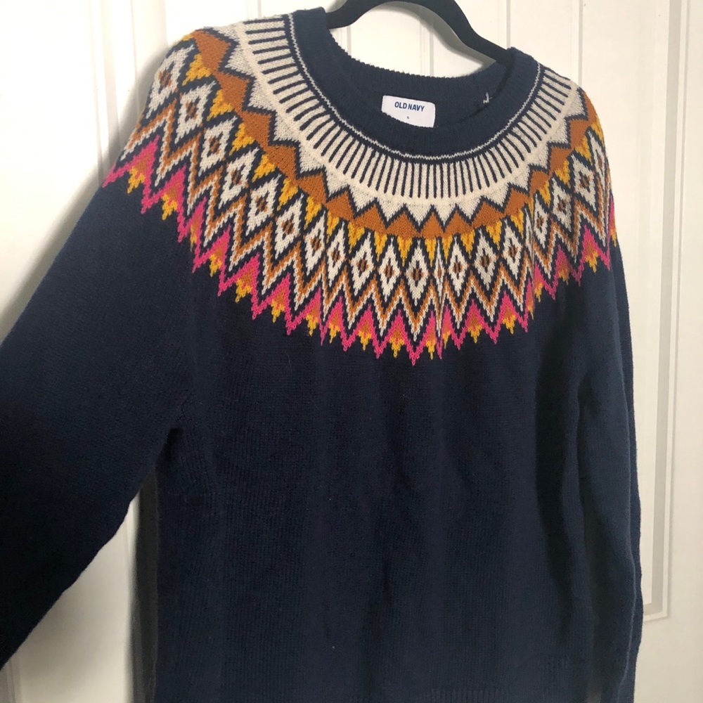 Fair Isle Sweater - SUPER CUTE
